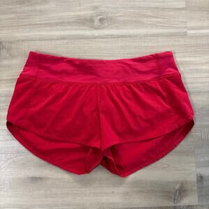 Lululemon Speed Up Short 2.5" Dark Red Women Size 6